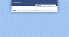 Desktop Screenshot of ectona.com